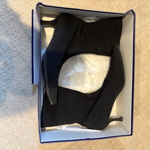 Stuart Weitzman Womens Rainiac Black Goretex Stretch Waterproof Boots Sz 8.5